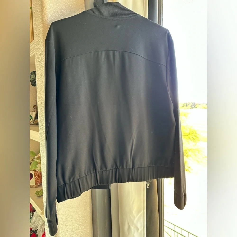 Vince Black Bomber Jacket Size M (Unisex) - Picture 4 of 14
